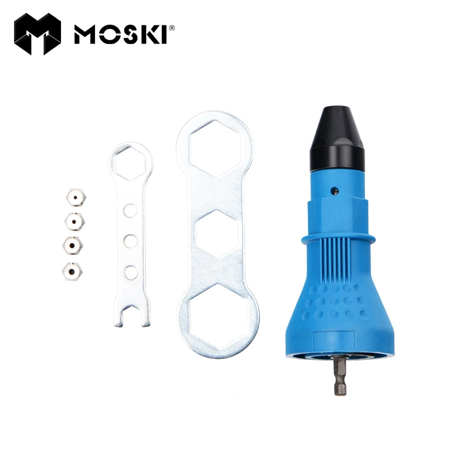 MOSKI ,Insert Nut Tool Riveting Drill Adapter,Cordless Riveting Drill