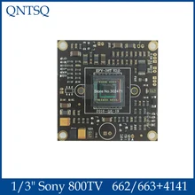 1/" sony 663+ 4141 662+ 4141 Effio-V CCD печатная плата 800TVL освещение 0,0003 люкс для CCTV аналоговая WDR камера