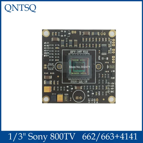 663 + 4141 662 + 4141 Lux para Cctv Sony Effio-v Ccd Pcb Placa 800tvl Iluminação 0.0003 Analógico Wdr Câmera 1 – 3