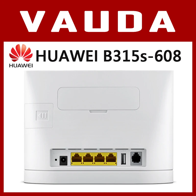 

Unlocked Wifi Router HUAWEI B315 B315s-608 CPE 150Mbps 4G LTE FDD Wireless Gateway With Antenna PK B310,B593,B315s-22
