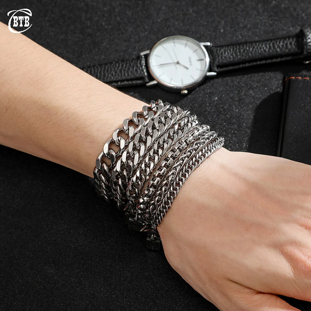 

Buddha Charms Male Accessory Gifts Rock Buddha Jewelry 5.5-12mm Men Stainless Steel Bracelet Buddha Bracelet & Bangle