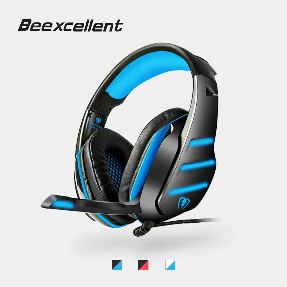 Beexcellent GM 3 Gaming Headset USB Wired Stereo Music Headphones w