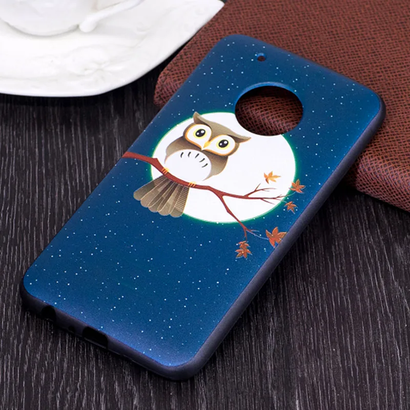 

Fashion 3D Patterns Soft TPU Silicone Cases for Motorola MOTO G5 Plus Cute Mobile Phone Cover for MOTO G5 Back Protective Cases
