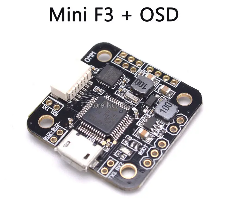 Новая плата мини контроллера полета F3 Mini Встроенный OSD 5 В/1A 2 4S для