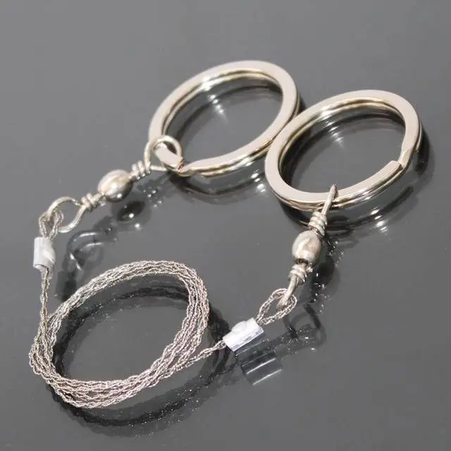 1pcs High Quality Stainless Steel Wire Saw Outdoor Practical camping Emergency Survival Gear Tools | Спорт и развлечения