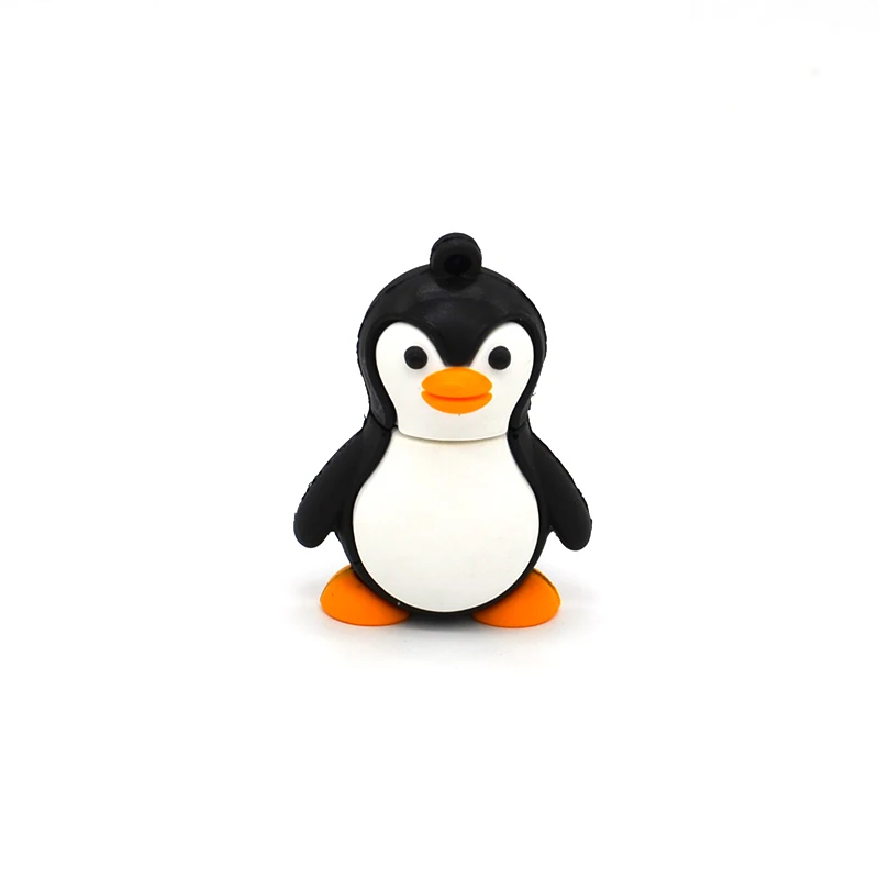 Usb флеш накопитель с милым пингвином С героями мультфильмов Новый стиль флэш 64 ГБ