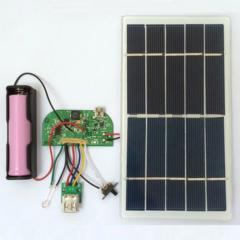 5V Solar Charger Receiver Module 3.7V Lithium Battery Charger Board