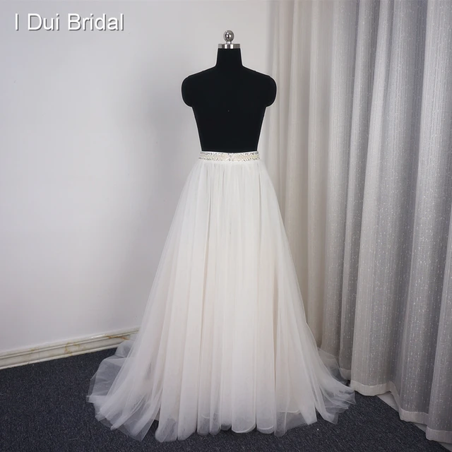 Only Skirt Bridal Dress Casual Rustic Wedding Skirt Organza Tulle Only Skirt Bridal Dress Casual Rustic Wedding Skirt Organza Tulle