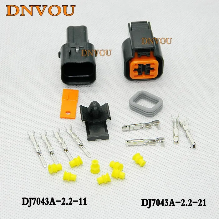 

1set Automotive sensor Oxygen sensor plug connectors Electrical Wire connector Plug DJ7043A-2.2-11 DJ7043A-2.2-21