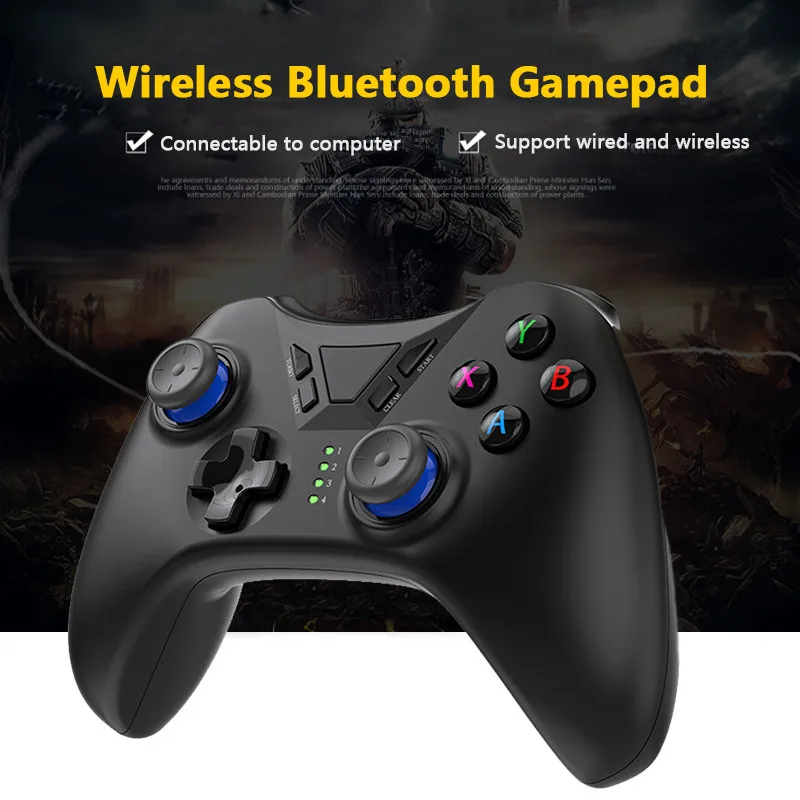 Джойстик с вибрацией контроллер для kingd переключатель беспроводной Bluetooth V3.0 геймпад с двойной вибрацией Поддержка PC PS3 tv Box