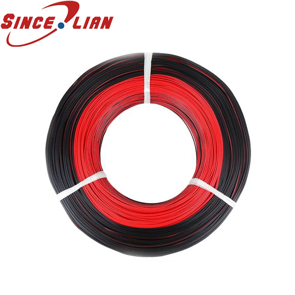 

30 Meters UL2468 22AWG Red and Black Double Core Wire 2Pin 2468 Parallel Line Flame Retardant Tinned Copper Wire Speaker Cable