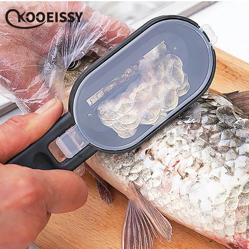 

1 Pcs New Kitchen Tools Practical Fish Scale Skin Remover Knife Cleaner Kitchen Peeler Fishing Tools Kitchen Accessories