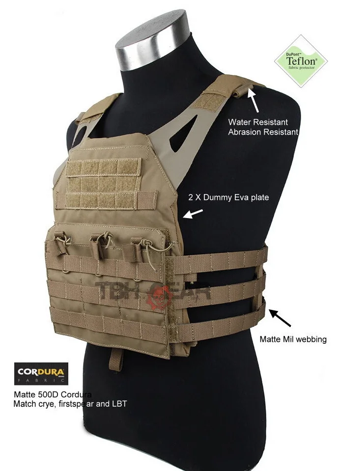 

TMC Jump Plate Carrier JPC Vest JPC Combat Vest Matte Coyote Brown Color(SKU050471)