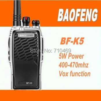 

DHL freeshipping+10pcs Baofeng bf-k5 UHF 2 ways Radio 16Channel 5W handie talkie walkie best for Ham,hotel,drivers,hunting, ham.