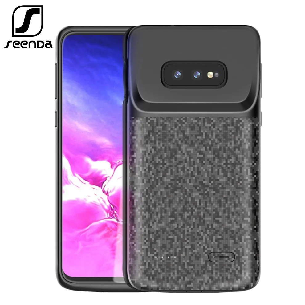 SeenDa 5000mah Battery Charger Case for Samsung S10 Plus Power Bank S10E 4700mah Cover | Мобильные телефоны и аксессуары