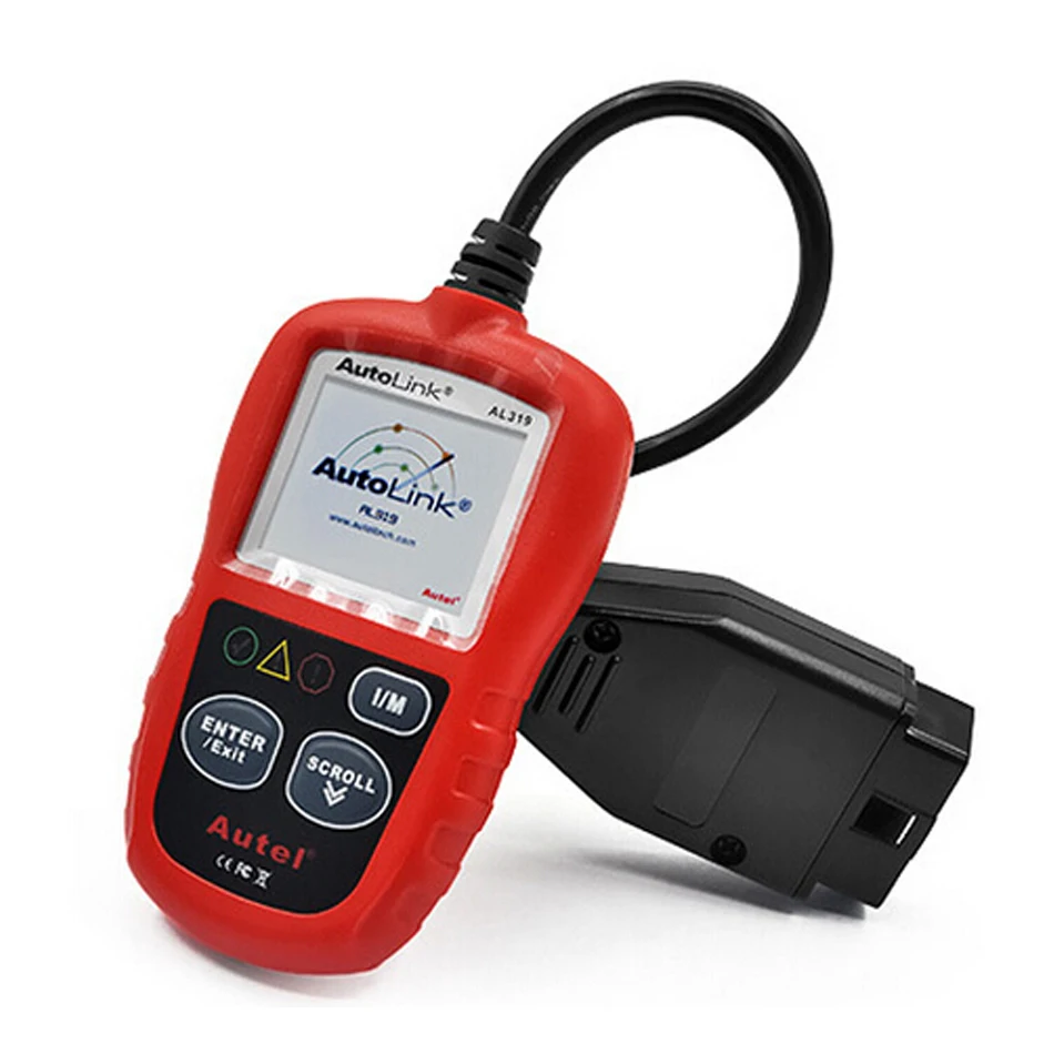 autel AutoLink AL319 OBDII& CAN код читателя обновление онлайн 5 шт./лот DHL