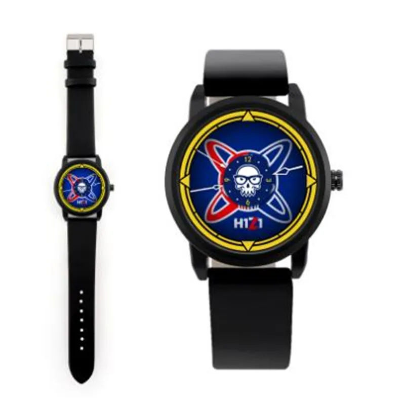 BOOCRE Game PUBG Anime Fashion Waterproof Watch Inverted Pin Creative Watch