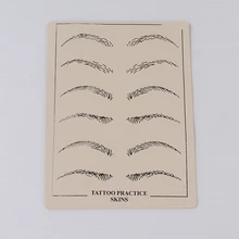 5 шт. Skin Практика татуировки для бровей 20x15 см практика кожи, постоянный макияж практика кожи учащегося использовать