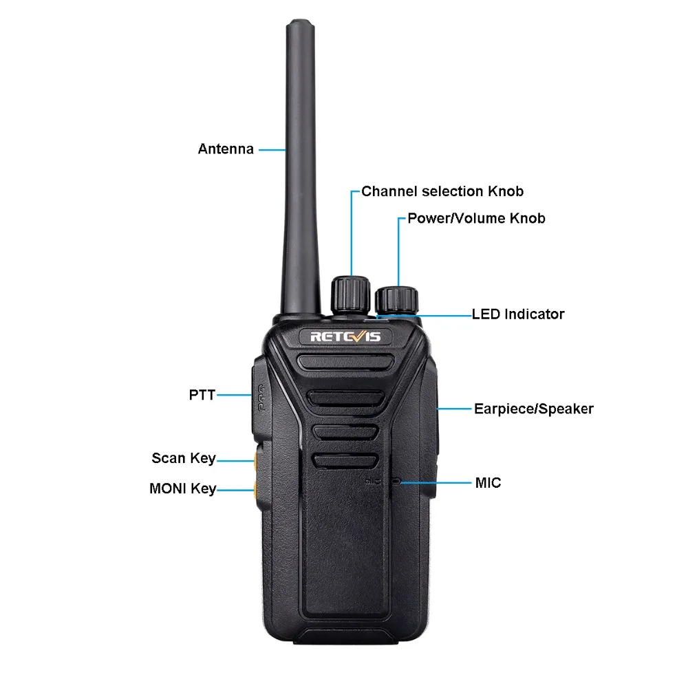 Retevis RT27 RT27V без лицензии FRS/PMR446/MURS 12 5 KHz аналоговая портативная рация Ham радио HF