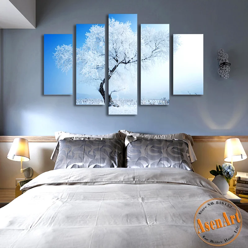 Vergelijk prijzen op winter tree pictures online winkelen ... Woonkamer decoratie winter