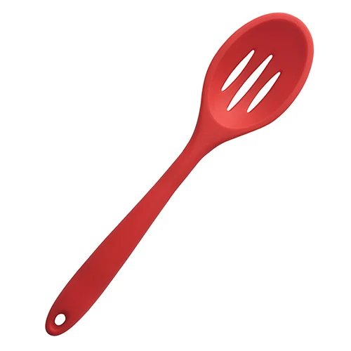 1 шт. кухонная утварь инструменты силиконовая ложка лопатка яйцо венчик термостойкие силиконовые кухонные инструменты - Цвет: Drain Spoon
