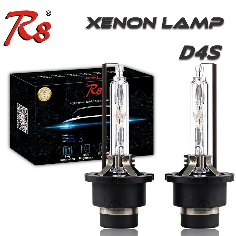 R8 Brand Good Quality D4 D4S Car HID Xenon Headlight Bulbs Lamp 12V35W 4300K 6000K 8000K