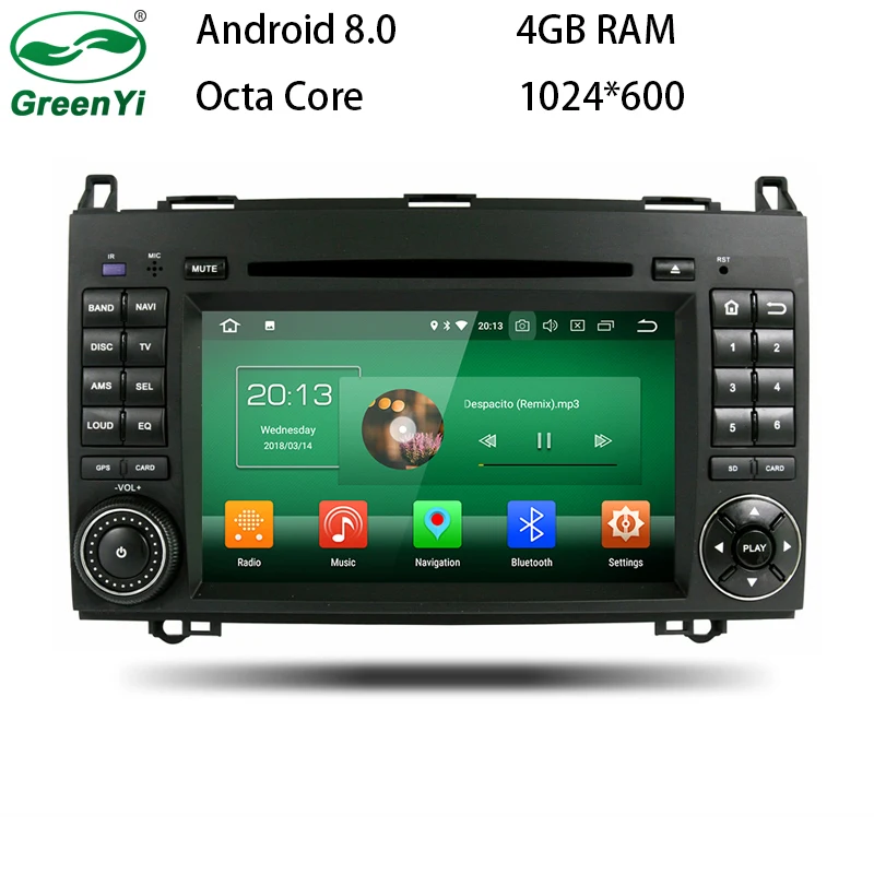 

4GB RAM Octa Core Android 8.0 Car DVD Player For Mercedes/Benz/Sprinter/W209/W169/Viano/Vito/B200 WIFI GPS Navigation Radio