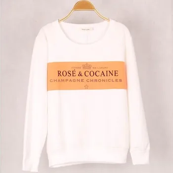 

2018 New Fashion Autumn Women Hoody hoodies ROSE Printed Sweatshirt Tracksuits Pullovers Suit Outerwear For Woman S/M/L/XL