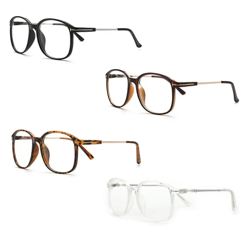 

New Fashion Women Men Optical Glasses Retro Large Frame Cat Eye Eyeglasses Wild Trend Computer Eyewear Flat Mirror