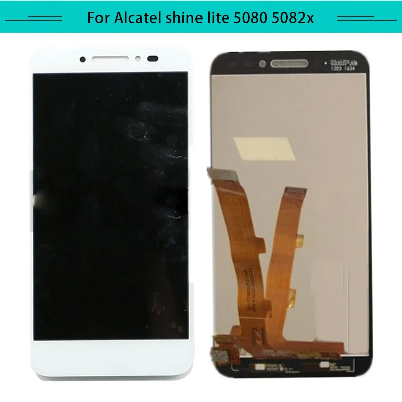 1 шт. для Alcatel Shine Lite 5080X 5080 OT5080X 5080A ЖК дисплей в сборе дигитайзер с сенсорным