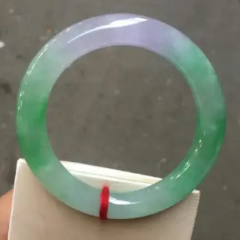 

Round bar Burma ice waxy kind of spring colour Yang green round bar bracelet /Gift box