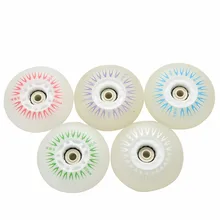 1 шт. 80 мм 90A мигающие световые шнурки для коньков раздвижная вспышка PU колеса для роликовых коньков без подшипников 5 цветов полностью