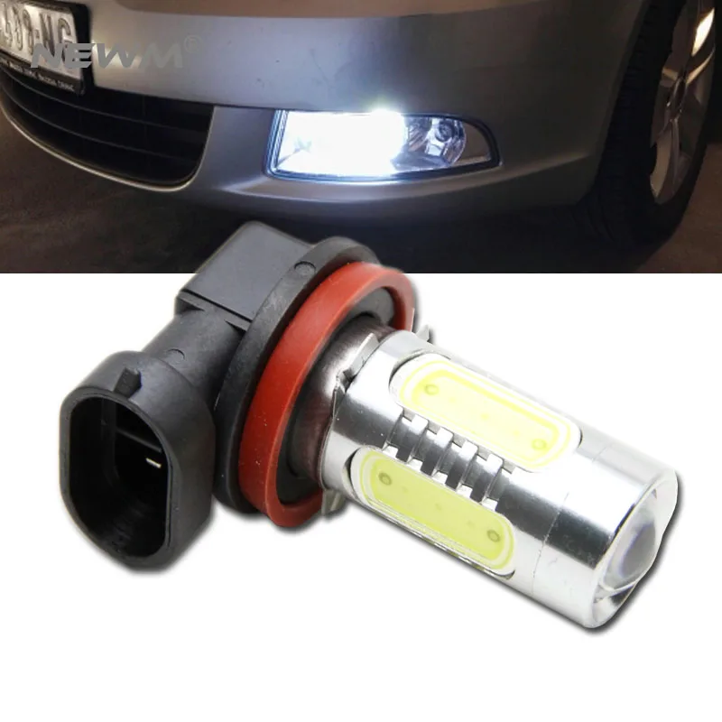 1x Led COB H11 H8 Lighting 11W Car Driving Fog Light Lamp Bulb No Error For