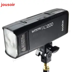 GODOX AD200 ttl 2,4 г HSS 1/8000 s Карманный вспышки света двойной головкой 200Ws с Godox A1 смартфон вспышка Встроенная X1 Системы CD50