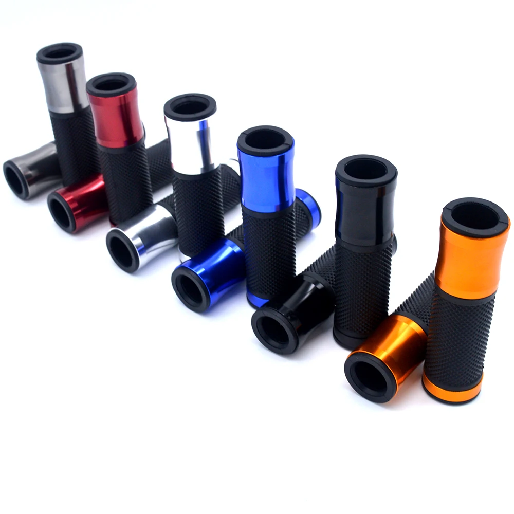 1 Pair Moto Manubrio Moto Custom Gel Alluminio Manopole A Molla 7/8 Pollici 22 Millimetri Moto Manopole