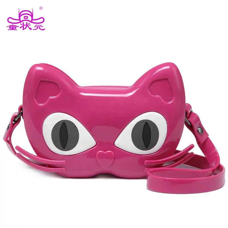 

2019 The New Cartoon PVC Shoulder Bags Candy Color Children Girl Bag Mini Purse Handbags Crossbody Bag Sac A Main Femme