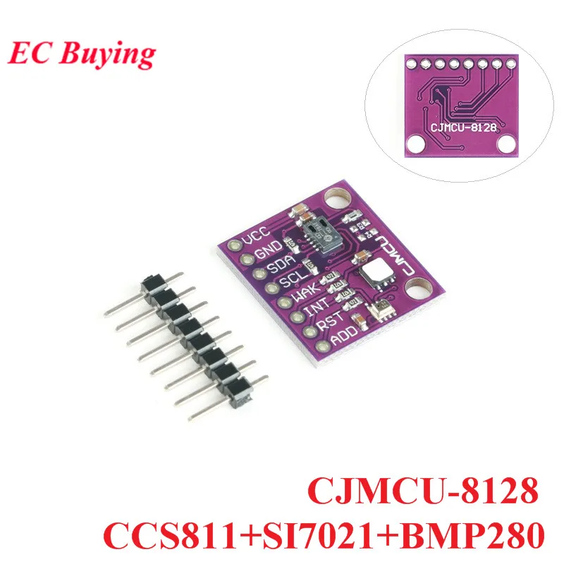 CCS811+ SI7021+ BMP280 сенсор модуль углекислого газа CO2 температура и влажность высота три в одном CJMCU-8128 датчик погоды