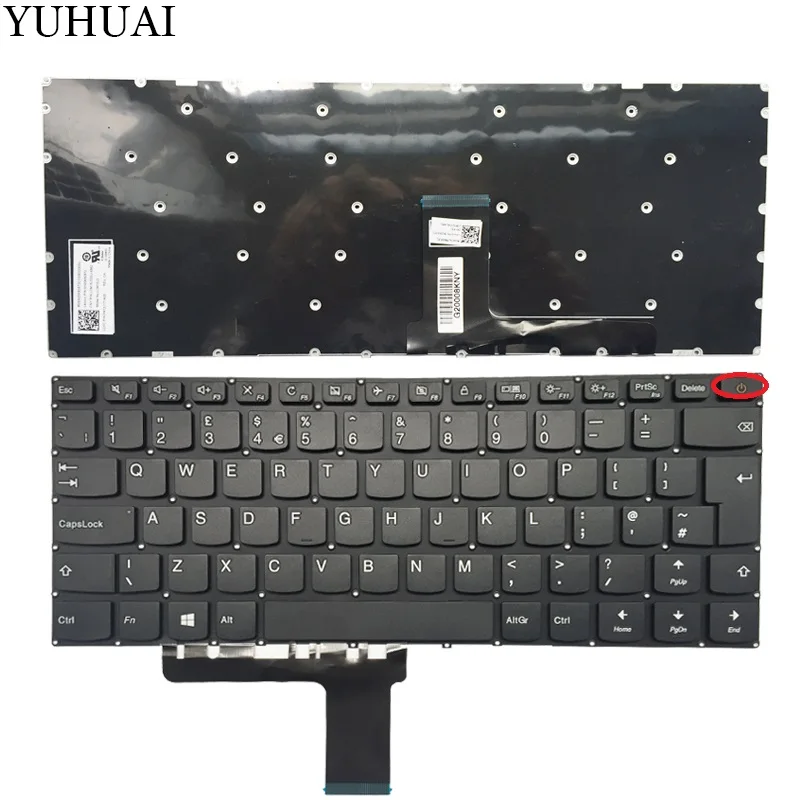 Новый Великобритании Клавиатура для ноутбука LENOVO IdeaPad 310-14 310-14ISK 310-14ISE V310-14IKB V310-14ISE V110S Великобритания Клавиатура