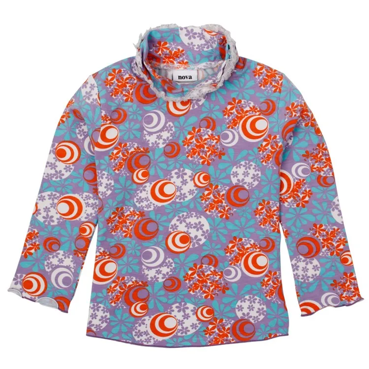 Girls t shirts 2016 new fashion NOVA kids wear printed cartoon red