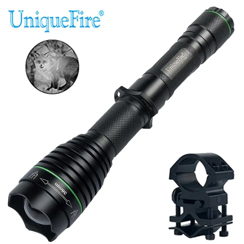 UniqueFire 1508 T38 IR 940nm Tactical Flashlight Infrared Light Night