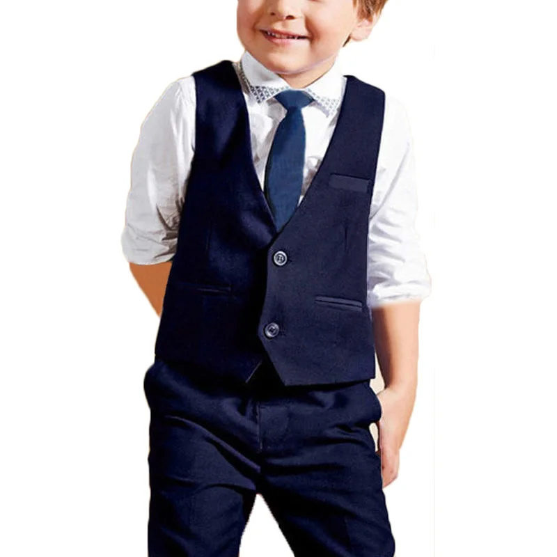 Boys Suits for Wedding European Style Kids Formal Clothing Shirt Pants