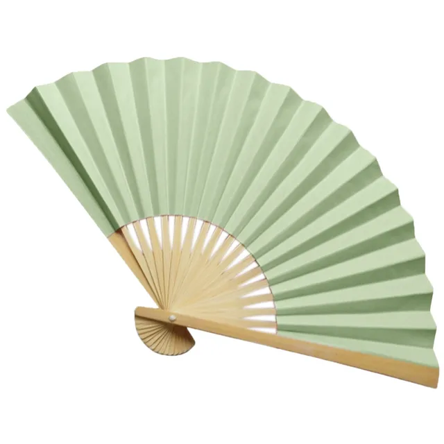 Chinese Style Hand Held Fan Bamboo Paper Folding Fan Party Wedding