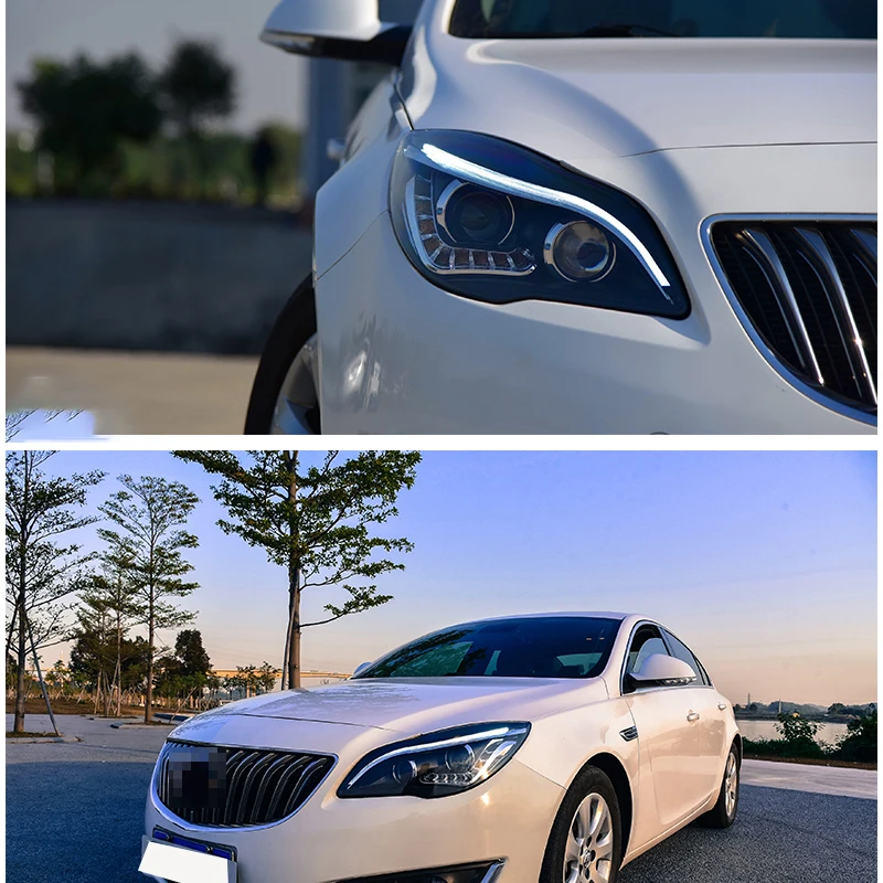 Автомобильный Стайлинг фар чехол для Buick Verano Regal Opel insignia 2013 2014 светодиодный фары