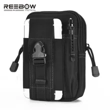 Tactical Molle Pouch EDC Utility Gadget Belt Sports Waist Bag with Cell Phone Holster Holder for iPhone 6 Plus Samsung Note