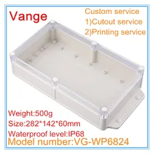 1 шт./лот настенный вводят IP68 Водонепроницаемый ABS пластик Проект окно для профессионального устройства под море 282*142*60 мм