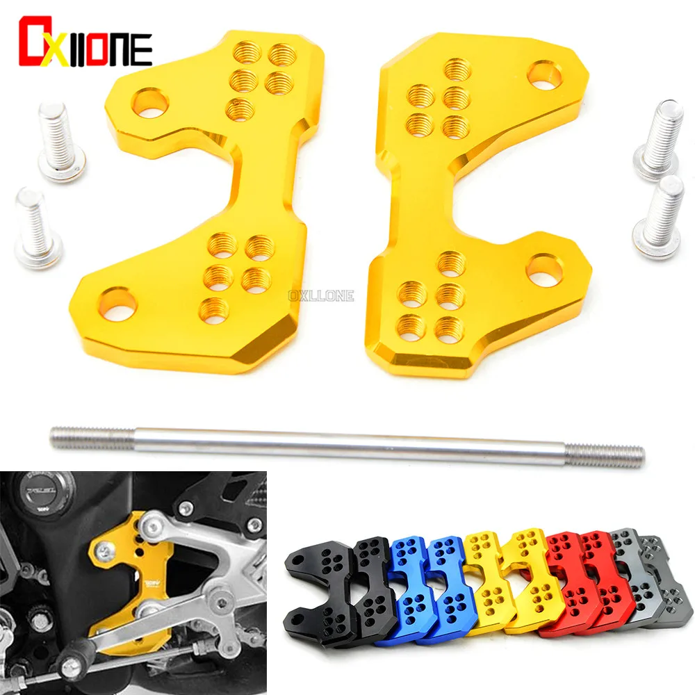 

FOR YAMAHA YZF-R3 MT-03 15-16 CNC Aluminum Motorcycle Accessories Rearset Base Foot Pegs Rear