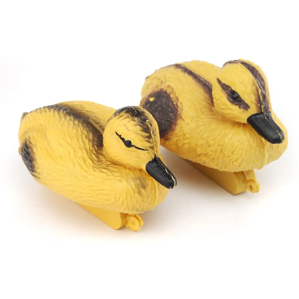 Small Duckings Floating Decoy Ducks Mallard Plastic Ornament Pond Koi Fish