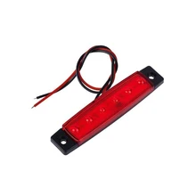 12 V 6 светодиодный задний фонарь для багажника, сменный светодиодный фонарь для прицепа/поворотник/тормоз/Маркер/свет задних фар(красный