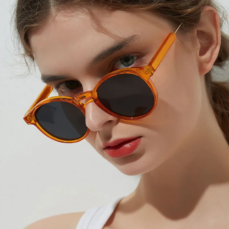 

Sun Glasses Round Gothic Steampunk Vintage Sunglasses for Men Women Brand Design Steampunk Vintage Classic Mirror SI14