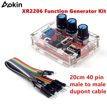 

XR2206 High Precision Function Signal Generator DIY Kit Sine Triangle Square Output 1Hz-1MHz Adjustable Frequency Amplitude